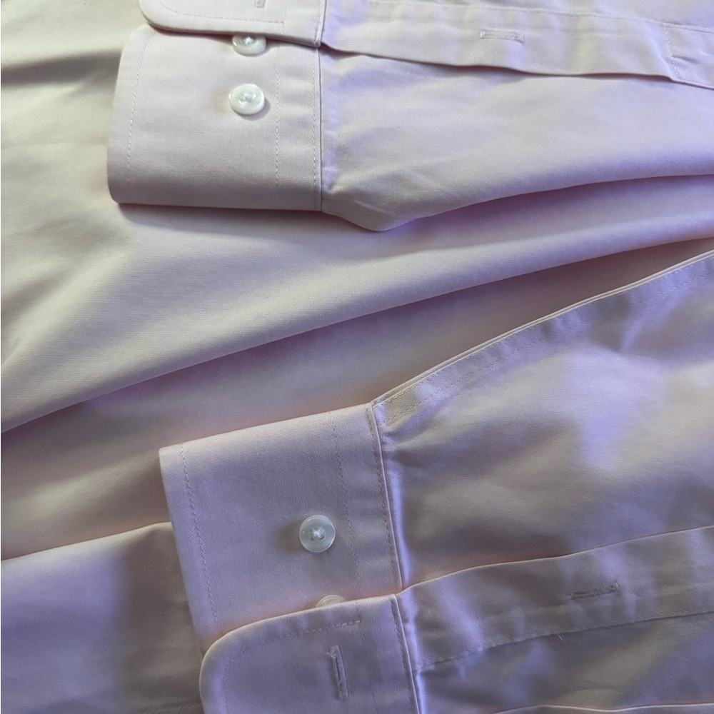 Men's Classic Light Pink Button Down Shirt Easter ! - Picture 5 of 5